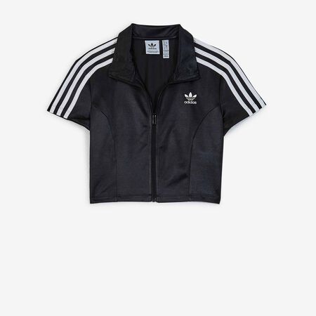 ADIDAS ORIGINALS JACKET FZ SHORT SLEEVE ADICOLOR NEGRO/BLANCO MUJER