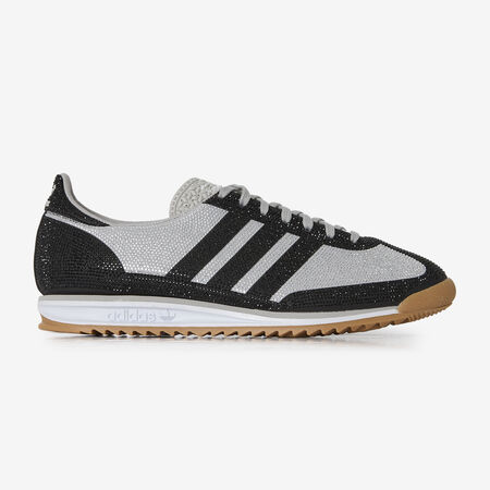 ADIDAS ORIGINALS sl 72 SL 72 OG RHINESTONES PLATEADO/NEGRO MUJER