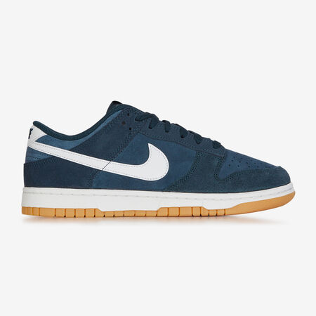NIKE dunk DUNK LOW SUEDE MARINE NEGRO/GOMA HOMBRE