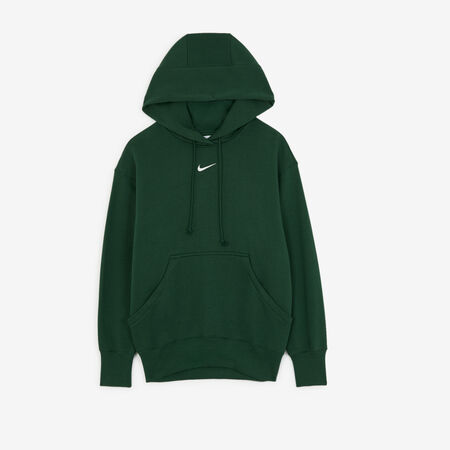 NIKE HOODIE PHOENIX LONG OVERSIZED VERDE MUJER