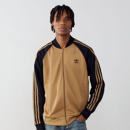 ADIDAS ORIGINALS JACKET FZ SUPERSTAR BEIGE/NEGRO HOMBRE