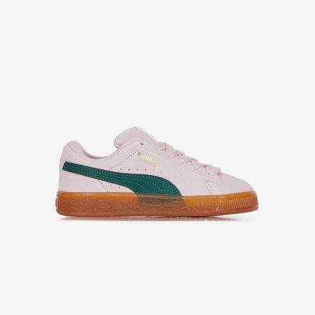 PUMA suede SUEDE XL ROSA/VERDE INFANTIL