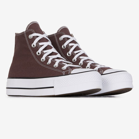 CONVERSE chuck taylor all star CHUCK TAYLOR ALL STAR LIFT HI MARRÓN MUJER