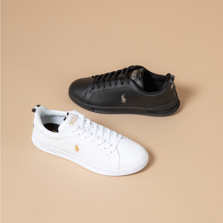 POLO RALPH LAUREN heritage court HERITAGE COURT TAPE NOIR HOMBRE