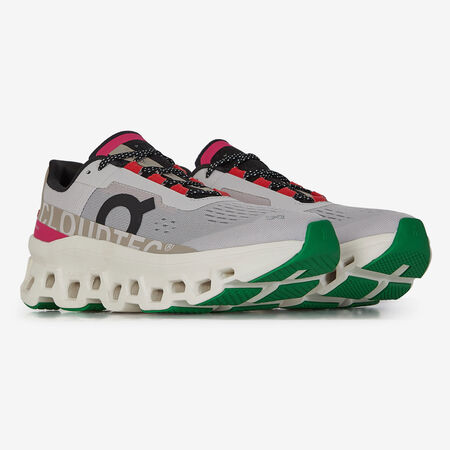 ON RUNNING CLOUDMONSTER BLANCO/ROSA MUJER