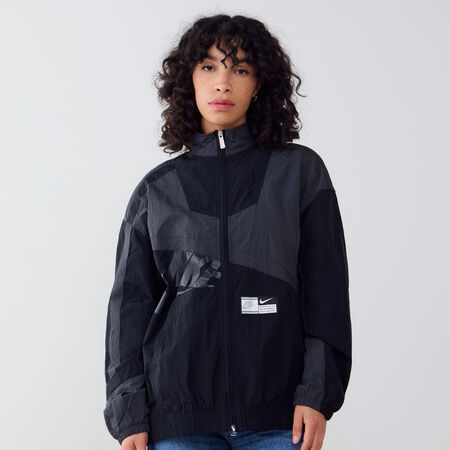NIKE JACKET TRACKSUIT FZ WVN NEGRO/GRIS MUJER