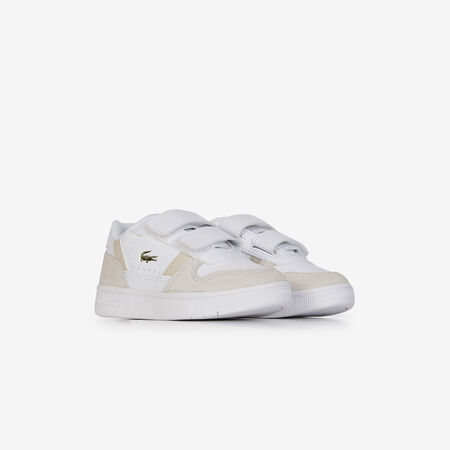 LACOSTE T-CLIP BLANCO/BEIGE BEBÉ