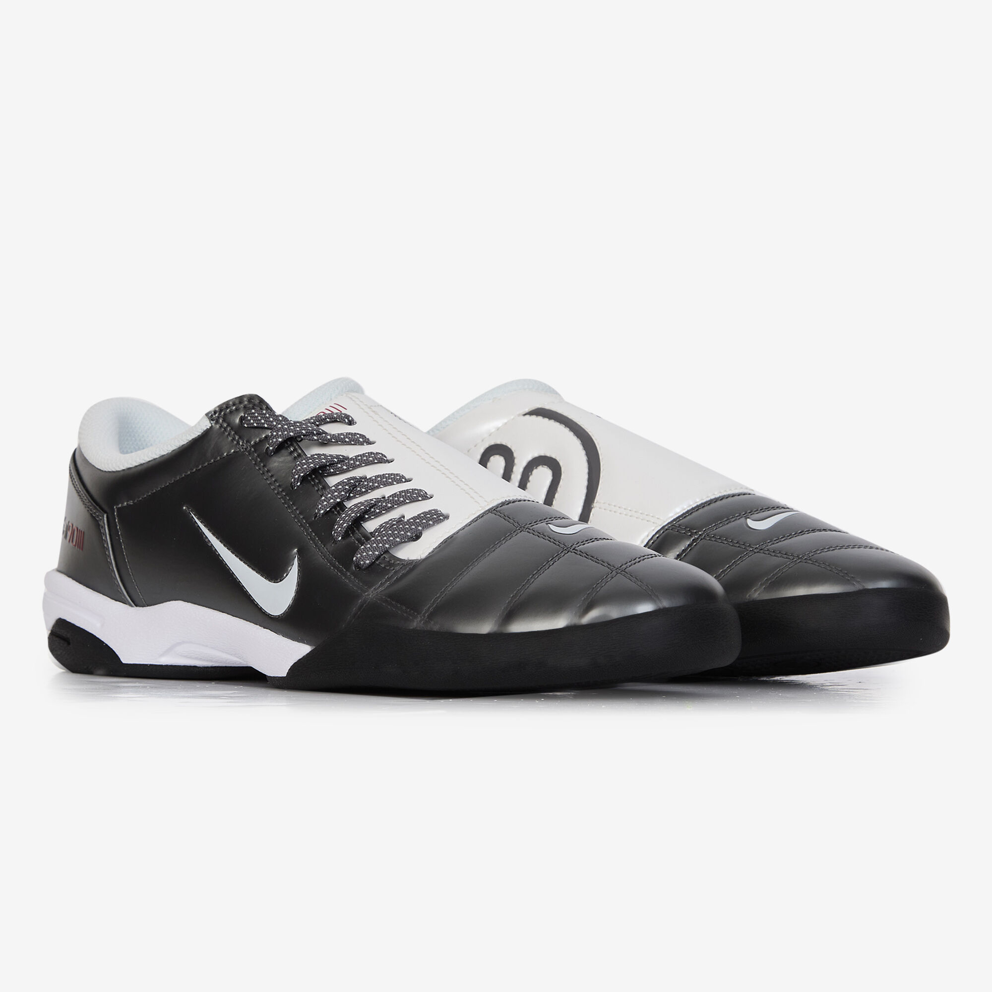 シューズ Nike Total 90 llic Silver and Black Nike JR. Total 90 III TF 308238 – 011 Antracita de gris tamaño