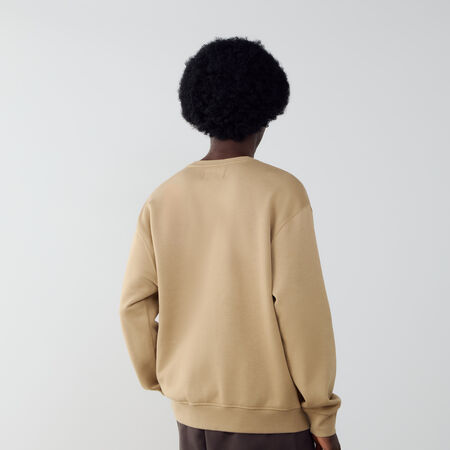 JORDAN SWEAT CREW BROOKLYN MARRÓN/BLANCO HOMBRE