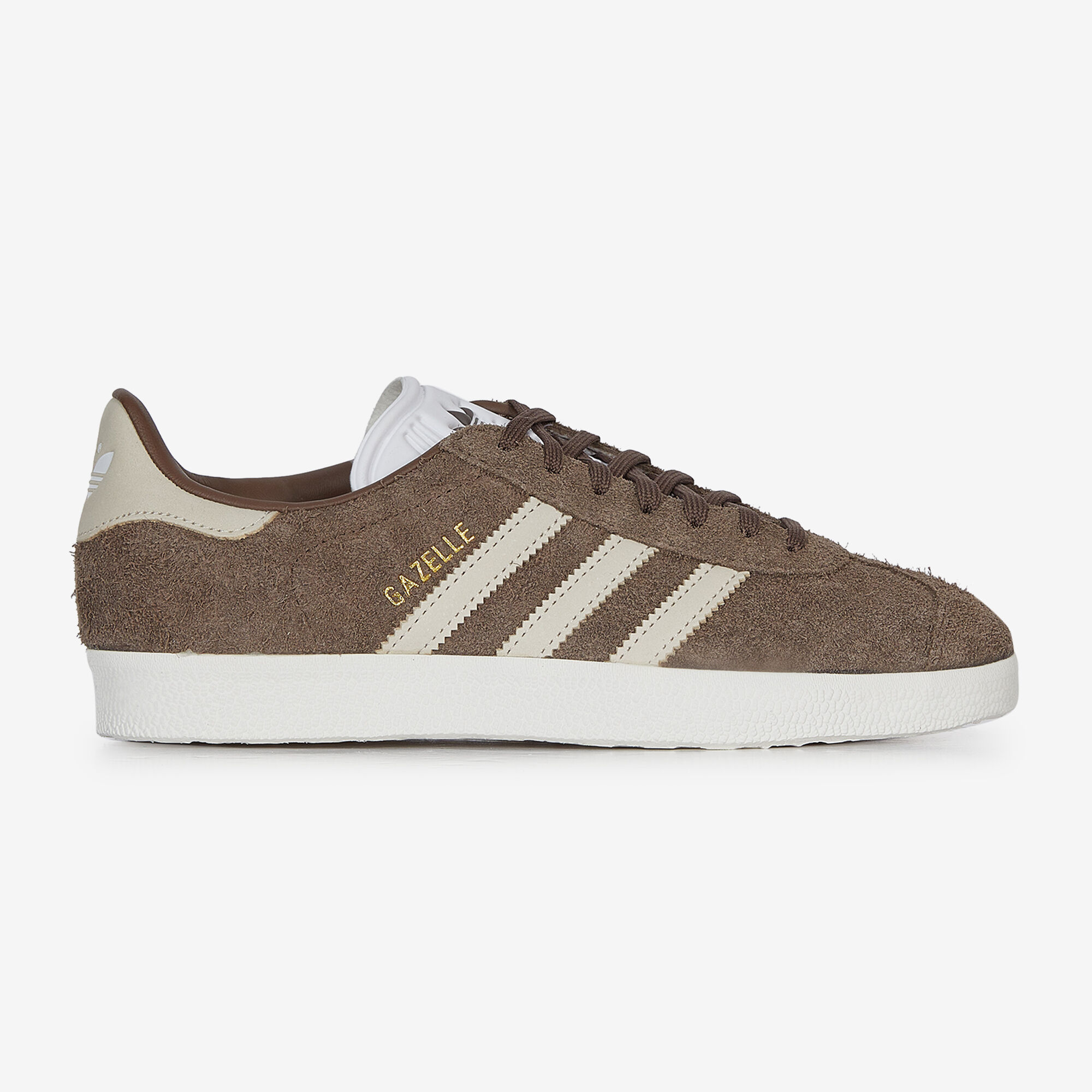 ADIDAS ORIGINALS GAZELLE MARRON BLANCO CORDONES MUJER Courir.es