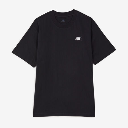 NEW BALANCE TEE SHIRT SMALL LOGO ESSENTIALS NEGRO HOMBRE