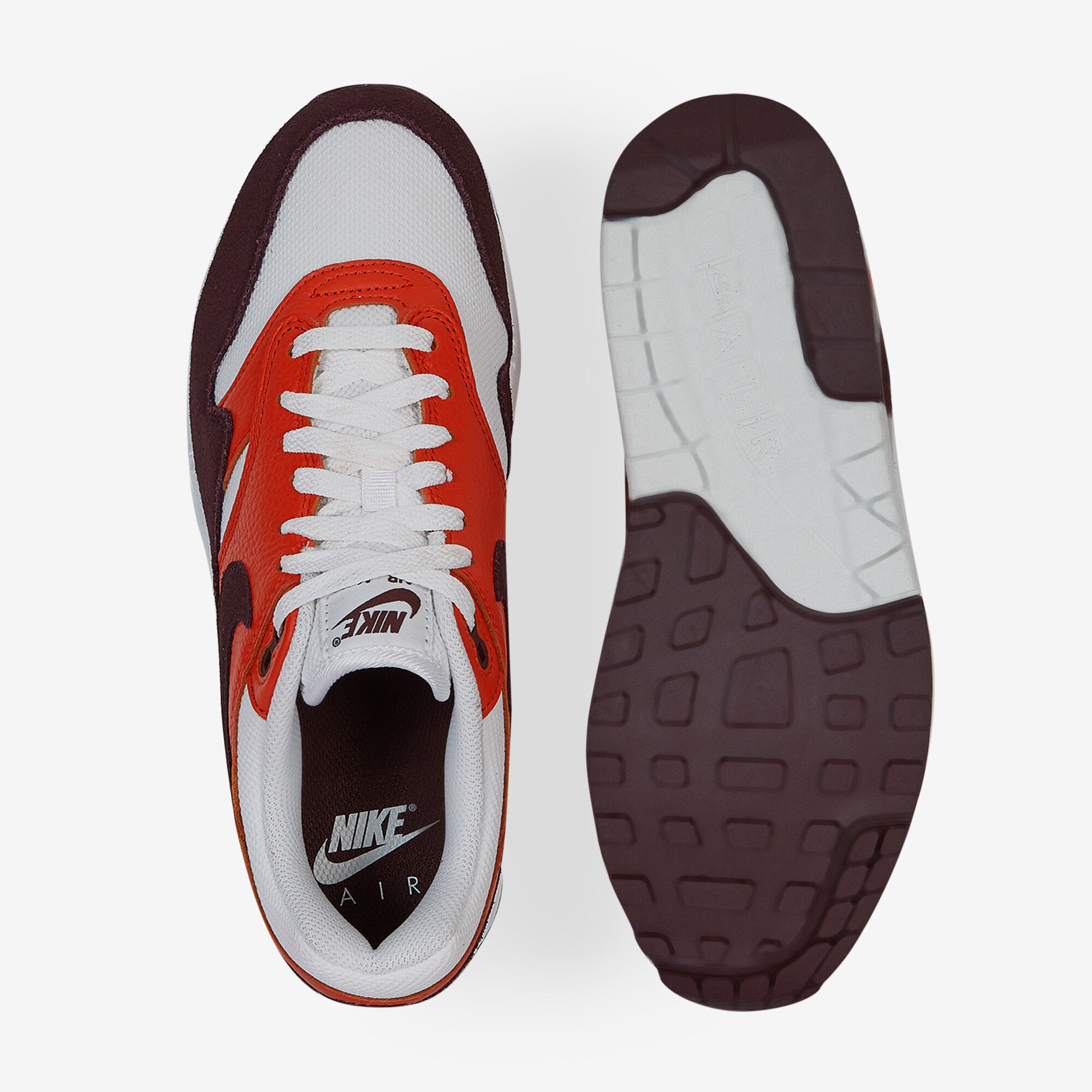 Air max 1 rojo y blanco deals