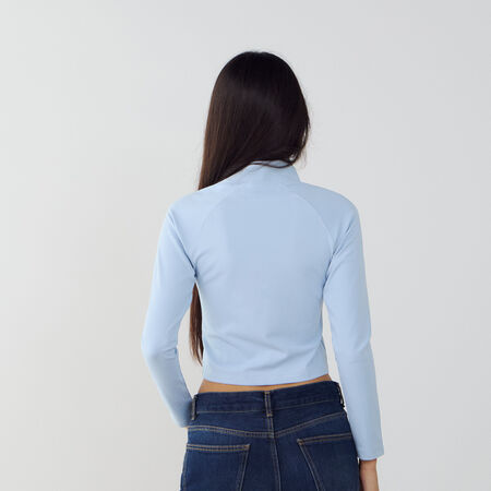 NIKE TOP FULL-ZIP GLS AZUL CLARO MUJER