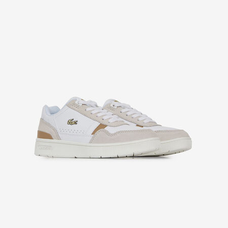 LACOSTE t-clip T-CLIP BLANC/MARRON INFANTIL