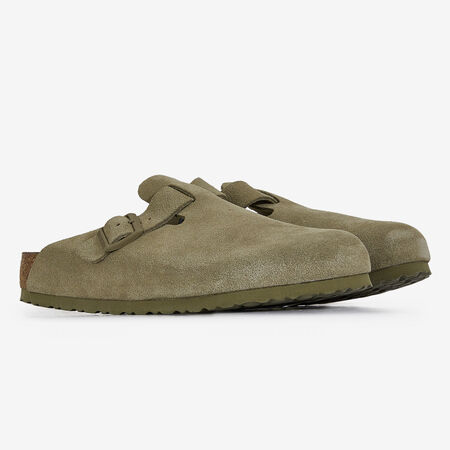 BIRKENSTOCK boston BOSTON SUEDE FADED KHAKI CAQUI HOMBRE
