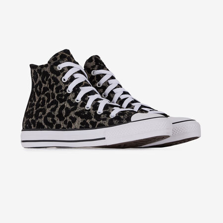 CONVERSE chuck taylor all star CHUCK TAYLOR ALL STAR HI LEOPARD NEGRO/BLANCO JUNIOR