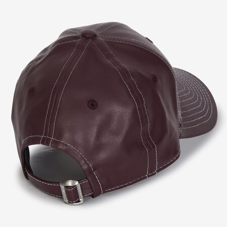 NEW ERA 9FORTY WOMEN NY TOPSTITCH PU BURDEOS/BLANCO MUJER