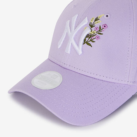 NEW ERA 9FORTY WOMEN NY FLORAL EMBROIDERY LILA/BLANCO MUJER
