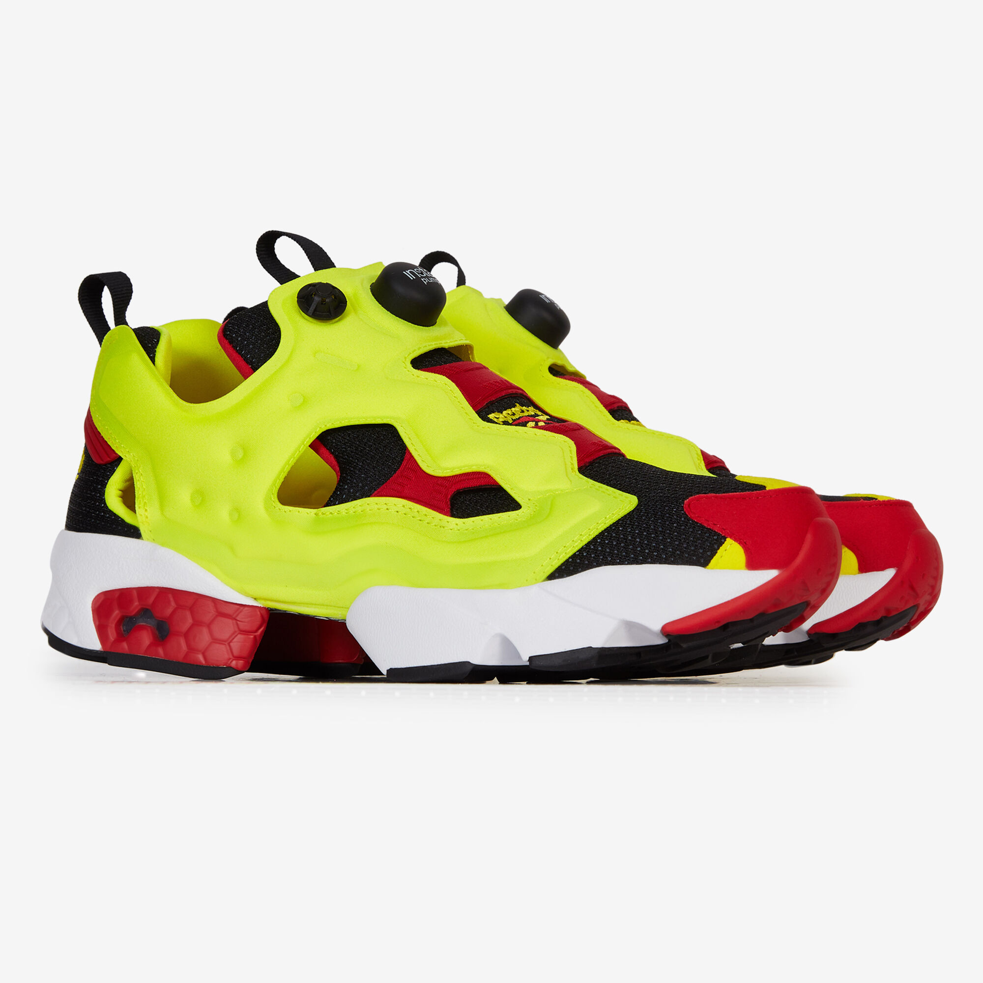 Imagenes zapatos reebok rojos amarillos top