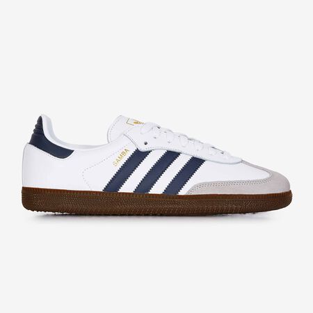 SAMBA OG : BLANCO/AZUL MARINO