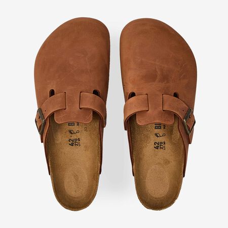 BIRKENSTOCK boston BOSTON LEATHER COGNAC MARRÓN HOMBRE