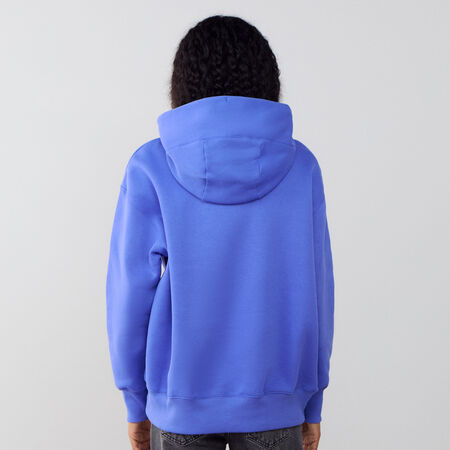NIKE HOODIE PHOENIX LONG OVERSIZED AZUL MUJER