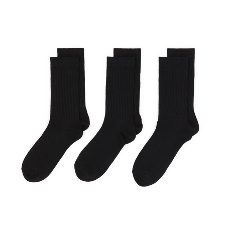 COURIR PACK CHAUSSETTE CREW COURIR X3 NOIR MIXTO