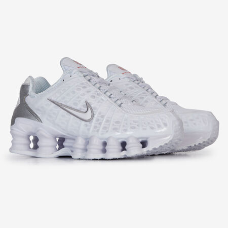 NIKE shox SHOX TL BLANC/ARGENT MUJER