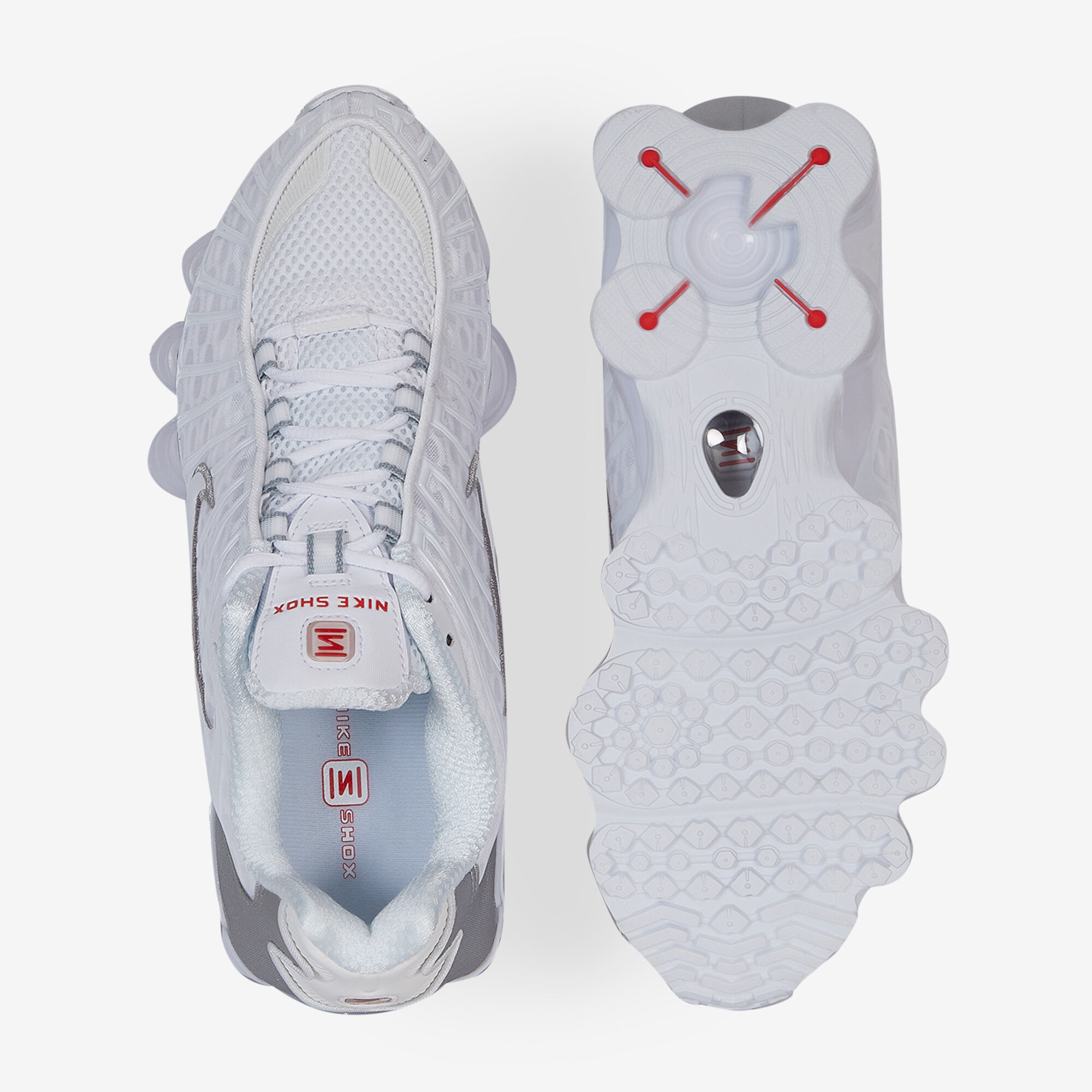 NIKE SHOX TL BLANC ARGENT CORDONES MUJER Courir.es