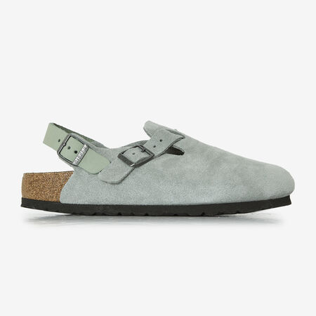 BIRKENSTOCK TOKIO SUEDE PURE SAGE GRIS MUJER