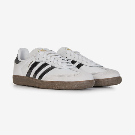 ADIDAS ORIGINALS SAMBA OG PATENT BLANCO/NEGRO JUNIOR