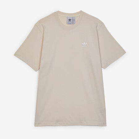 ADIDAS ORIGINALS TEE SHIRT ESSENTIAL BEIGE/BLANCO HOMBRE