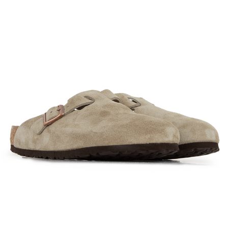 BIRKENSTOCK boston BOSTON SUEDE TAUPE GRIS TOPO HOMBRE