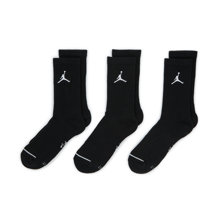 JORDAN CHAUSSETTES X3 CREW JUMPMAN NEGRO/BLANCO HOMBRE
