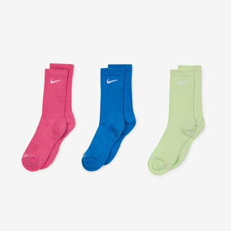 NIKE CHAUSSETTES X3 EVERYDAY MID AMARILLO/ROSA HOMBRE