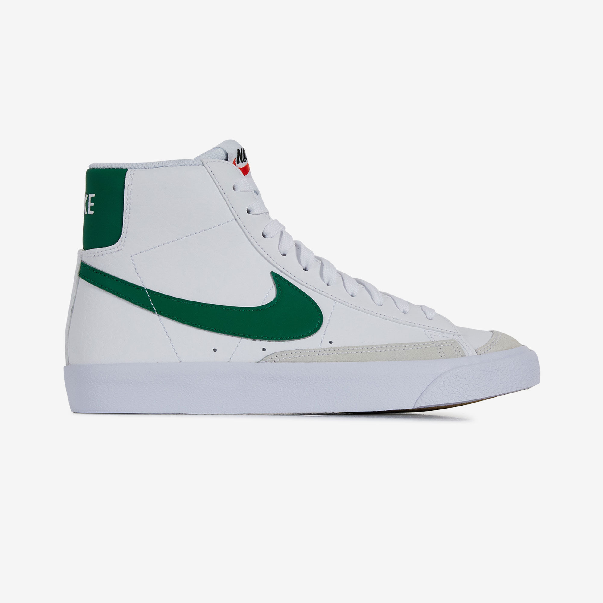 NIKE BLAZER MID 77 BLANCO VERDE CORDONES NINOS Courir.es