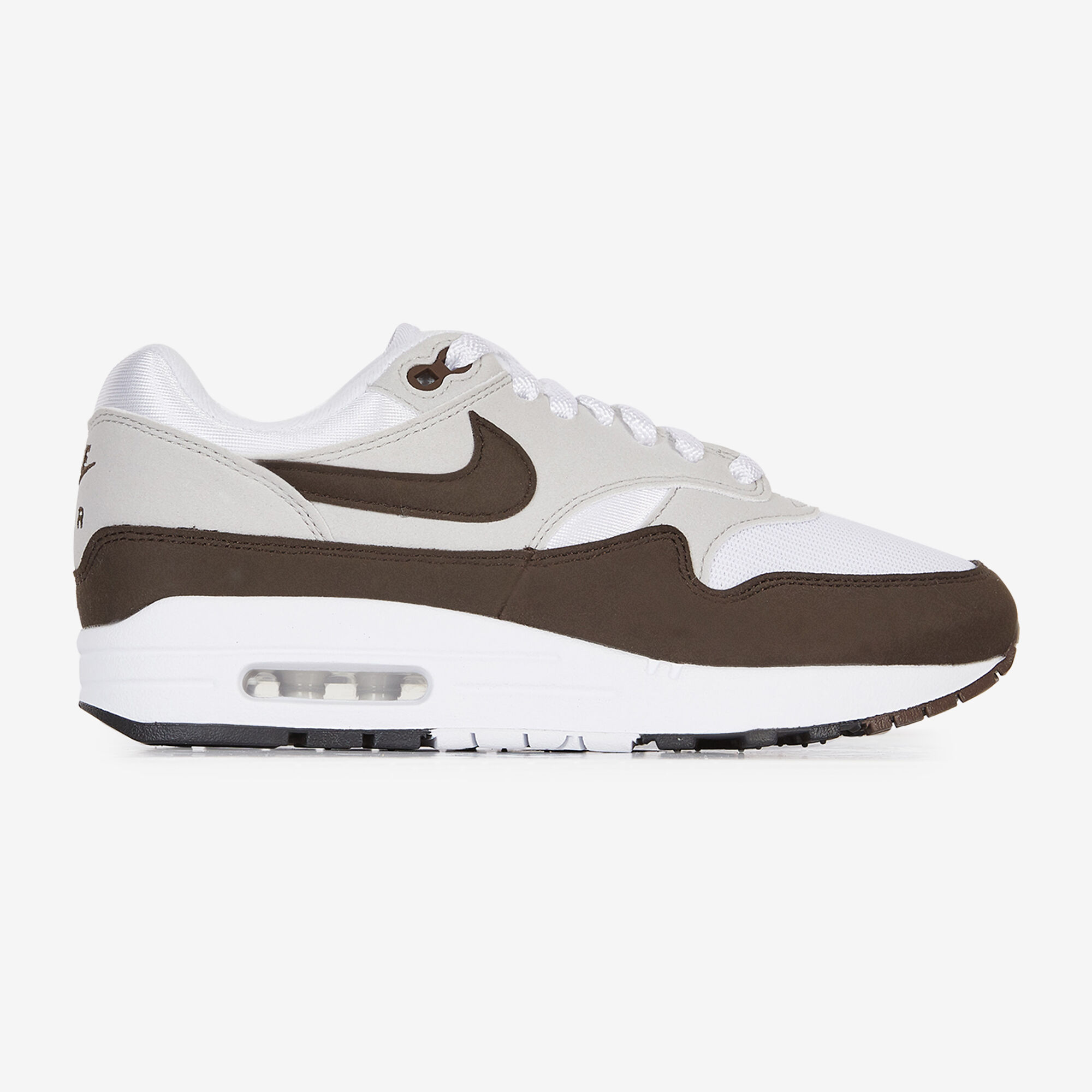 NIKE AIR MAX 1 BLANCO MARRON CORDONES MUJER Courir.es