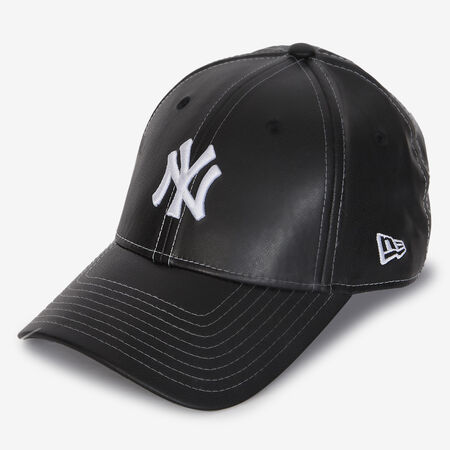 NEW ERA 9FORTY WOMEN NY TOPSTITCH PU NEGRO/BLANCO MUJER