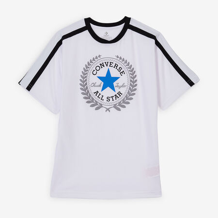 CONVERSE TEE-SHIRT RECREATIONAL CLUB BLANC/NOIR BLANC/NOIR JUNIOR