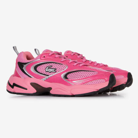LACOSTE STORM 96 2K ROSA/PLATEADO MUJER