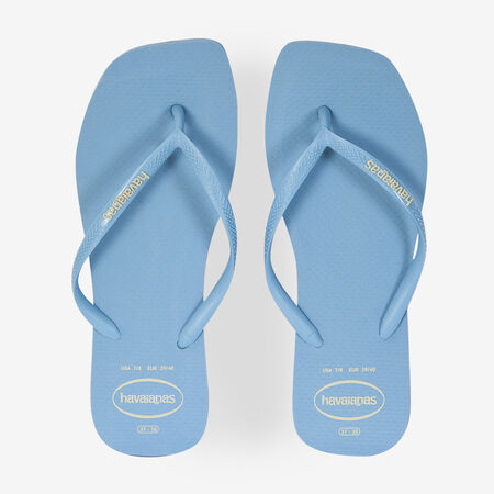 HAVAIANAS SLIM SQUARE LOGO POP UP AZUL MUJER