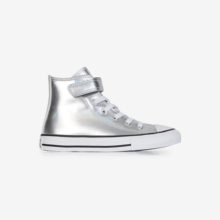 CONVERSE chuck taylor all star CHUCK TAYLOR ALL STAR HI SHINE CF PLATEADO INFANTIL