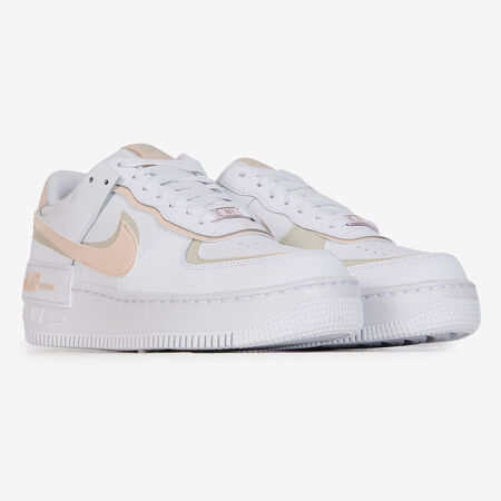 NIKE AIR FORCE ONE SAHDOW BLANCO/CORAL MUJER