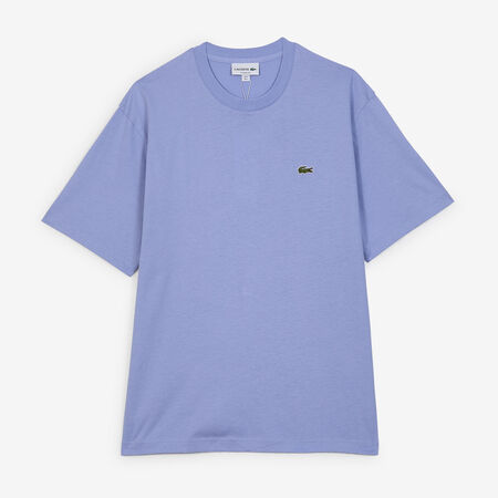 LACOSTE TEE SHIRT CLASSIC SMALL LOGO MORADO/VERDE HOMBRE