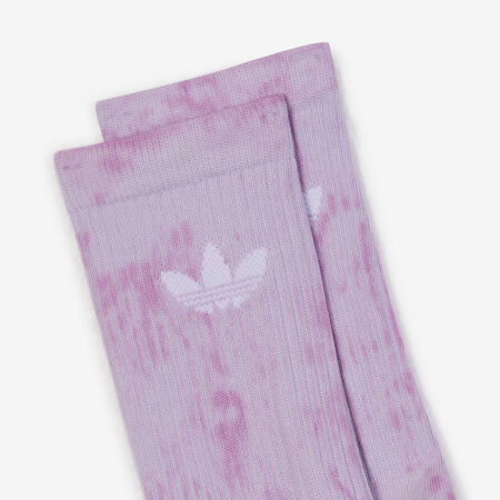 ADIDAS ORIGINALS CHAUSSETTES X3 CREW TIE DYE ROSA/BLANCO MIXTO