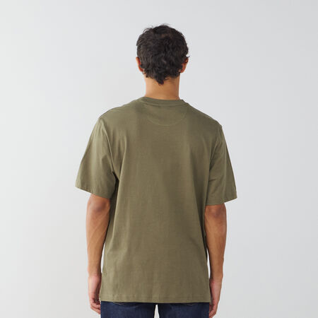 ADIDAS ORIGINALS TEE SHIRT ESSENTIAL TREFOIL CAQUI HOMBRE