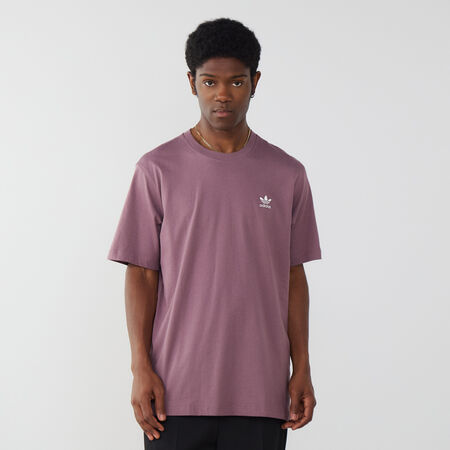 TEE SHIRT ESSENTIAL TREFOIL : MORADO/BLANCO
