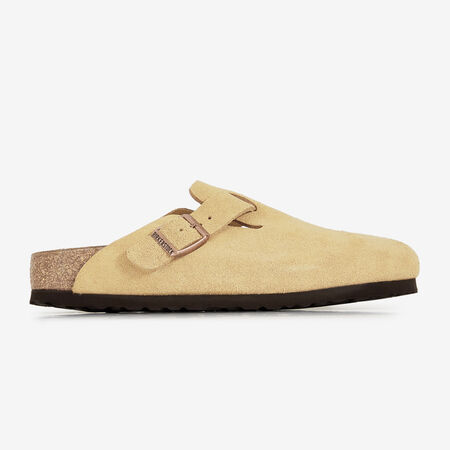 BIRKENSTOCK boston BOSTON SUEDE LATTE CREAM BEIGE MUJER
