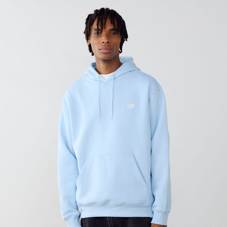 NEW BALANCE HOODIE SMALL LOGO AZUL CIELO HOMBRE