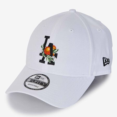 9FORTY NY FRUIT EMBROIDERY LOGO : BLANCO/NEGRO